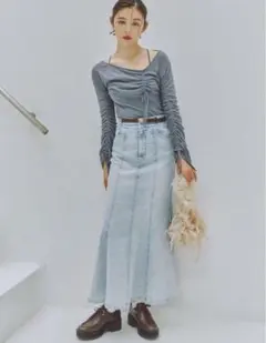 snidelマーメイドデニムスカートサイズ1