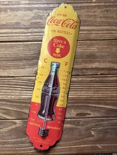 Coca-Cola コカ・コーラ 温度計 サーモメーター ブリキ