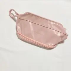 ★コスメティックバッグ レディース 二層メイクバッグ メイクポーチ ピンク