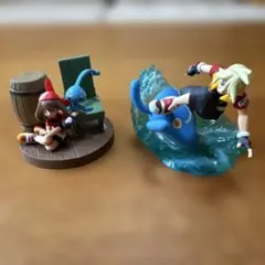 ポケモン　ハルカ＆マナフィ ジャッキー＆タマンタ リアルフィギュアコレクション ポケモン ハルカ＆マナフィ ジャッキー＆タマンタ リアルフィギュア