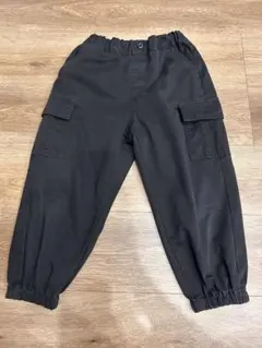 GU 黒 カーゴパンツ 110サイズ