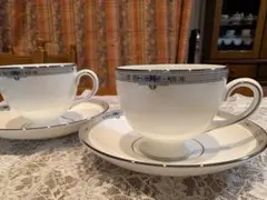 廃盤品】ウェッジウッド ジェイド カップ&ソーサー ケーキ皿 黒壺
