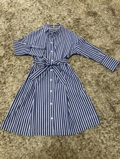 美品✨ポロラルフローレン XL 現行 Aライン プリーツ ロングワンピース