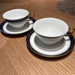 大倉陶園ティーセット(新品未使用) 鳳凰 ティー・コーヒー碗皿ペアセット【100周年記念作品】 大倉陶園