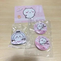 ちいかわ くら寿司コラボ ちいかわセット オリジナルカード 缶バッジ マグネット