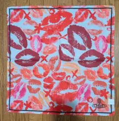 ヴィヴィアンウエストウッド　唇プリント ハンカチ