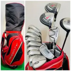 8301 NIKE他 14本 ゴルフクラブセット メンズ 右利き