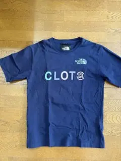 CLOT THE NORTH FACE コラボTシャツ ネイビー