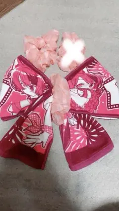 すとぷり 莉犬 マフラータオル　シュシュ　4点セット