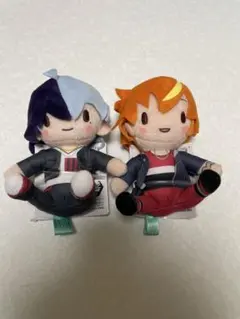 プロセカ　東雲彰人　青柳冬弥　プライズ　ふわぷち　ミニぬいぐるみ