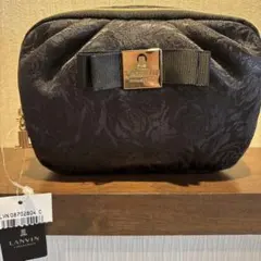 LANVIN ランバン 化粧ポーチ ポーチ マルチケース コスメケース ブラックのサムネイル