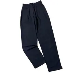 【美品】ジョルジオアルマーニ ゴルフ　テーパードパンツ　スラックス　紺色　40 美品】ジョルジオアルマーニ ゴルフ テーパードパンツ スラックス 紺色