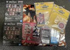 ONE PIECE 1番くじ　B賞ブランケット　エース　　　含む5点セット