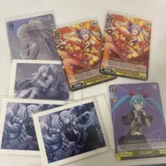 ヴァイスシュヴァルツ初音ミク4枚セット＋パシャこれ3枚