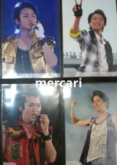 嵐　大野智　国立　2008 魔王　成瀬領　公式写真　4枚