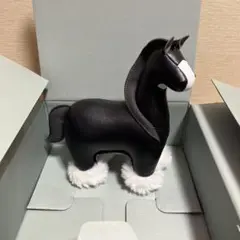 zuny 黒馬 革 ペーパーウェイト