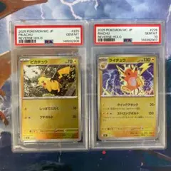 PSA10連番】ポケモンカード スタートデッキ100 ピカチュウ ライチュウ