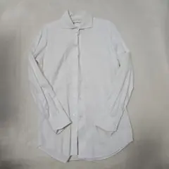 土井縫工所　ホワイト長袖ワイシャツ