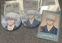 坂田銀時　銀魂 ロフト 缶バッジ ポップアップ　ミニフォトカード　着物