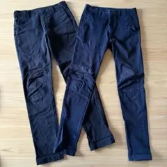 UNIQLO 黒パンツ2点セット