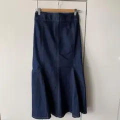 GUマーメイドデニムスカート