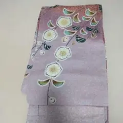 訪問着 着物 紫系 グラデーション 花文様のサムネイル