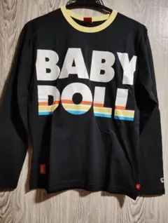 BABY DOLL 長袖カットソー ブラック 　Ｓ　クラウン