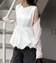 カプリシュレマージュ　バルーンドッキングTシャツ