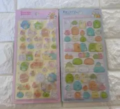 すみっコぐらし ボンボンドロップシール ぷくぷくシール 2枚