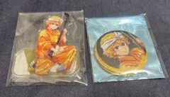 鬼滅の刃　阿波踊り　善逸　アクリルスタンド　缶バッジ