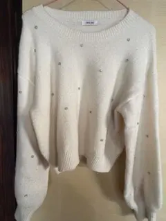 INGNI ビジュー付きニット