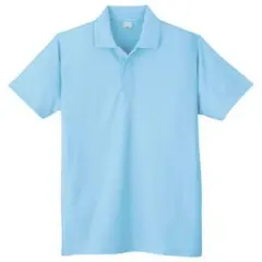 小倉屋　POLOIZM　802　鹿の子半袖ポロ(ネット付) サックス ４L