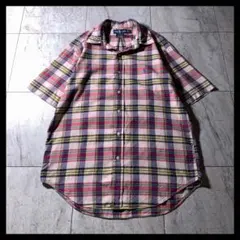 m*i様 90s ラルフローレン BLAKE インディアン マドラスチェック 半