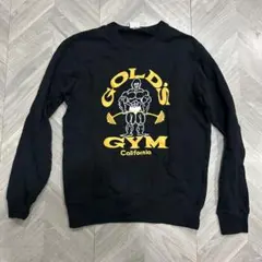 4/12まで　GOLD'S GYM ブラック トレーナー Mのサムネイル