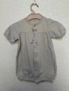 グレー 半袖 ツーウェイ・ドレスオール