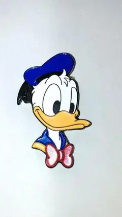 【まるめ様専用】D374 【レア物】ドナルド フェイス アルミ製ブローチピン