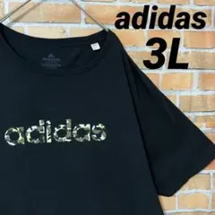 adidas 半袖 Tシャツ カモフラ 迷彩 ビッグプリント デカロゴ