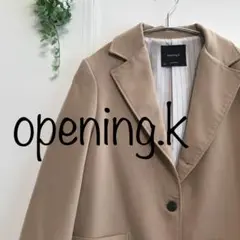 【opening.k】テーラードジャケット　ベージュ