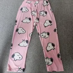 スヌーピー柄ピンクフリースルームウェア サイズ詳細下部参照