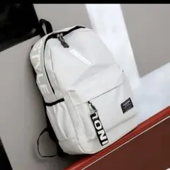 グレー A4対応 リュックサック サイドポケット付き