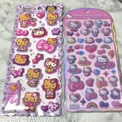 キティ　シール　サンリオ　２点セット　フロッキー　マシュマロ　Sanrio