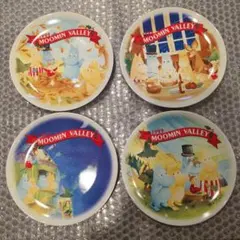 【非売品、未使用】1999年 ムーミン　お皿 4枚セット