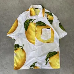 D&G DOLCE&GABBANA レモン柄 半袖シャツ イタリア製 Mサイズのサムネイル