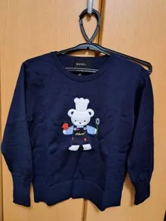 MUVEIL×familiarコラボの可愛らしいセーター１２０