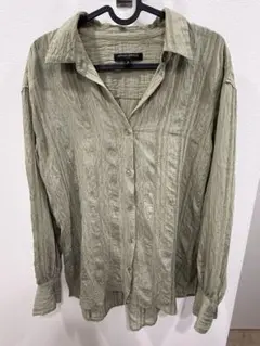 BANANA REPUBLIC 長袖シャツ グリーン