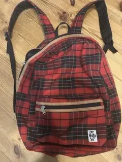 チェック柄リュック