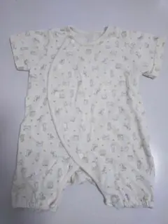 動物柄ロンパース 60cm 100%コットン