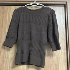 七分袖のニットトップス！のサムネイル