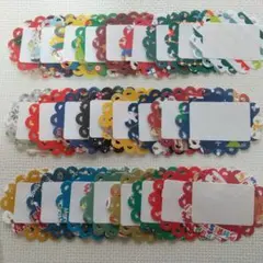 レース型コメントカード #1883 　　クリスマス柄 メッセージカード