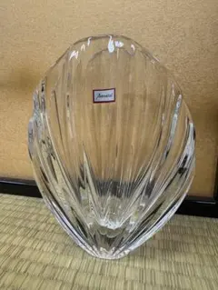 希少✨Baccarat バカラ リゴット シェル型 フラワーベース 花瓶　ガラスのサムネイル